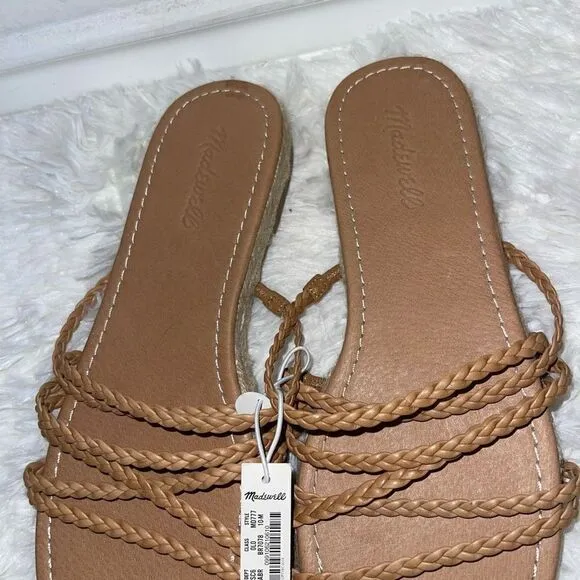 Madewell NWT Bobbi woven sandals size 10