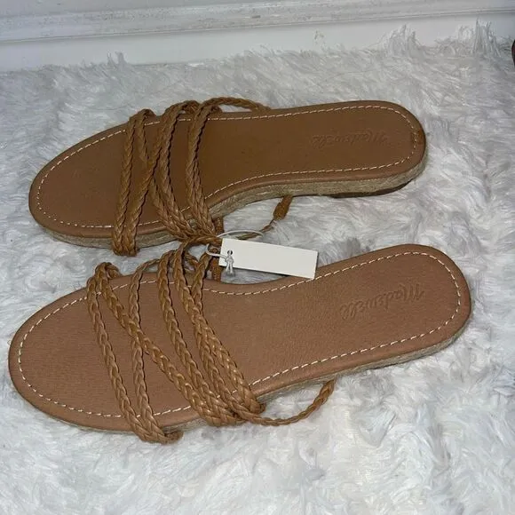 Madewell NWT Bobbi woven sandals size 10