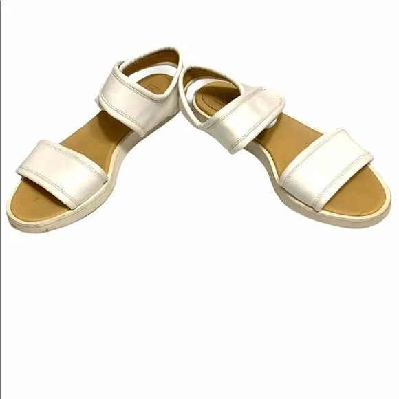 Maison Margiela MM6 White Leather Future Sandals