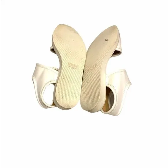 Maison Margiela MM6 White Leather Future Sandals
