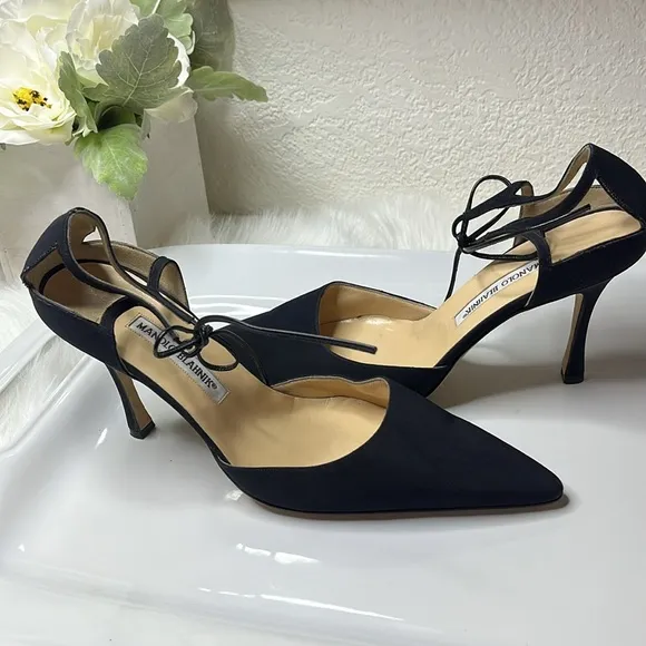 Manolo Blahnik Black Women's Heels