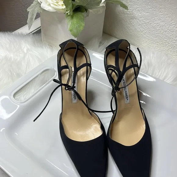 Manolo Blahnik Black Women's Heels