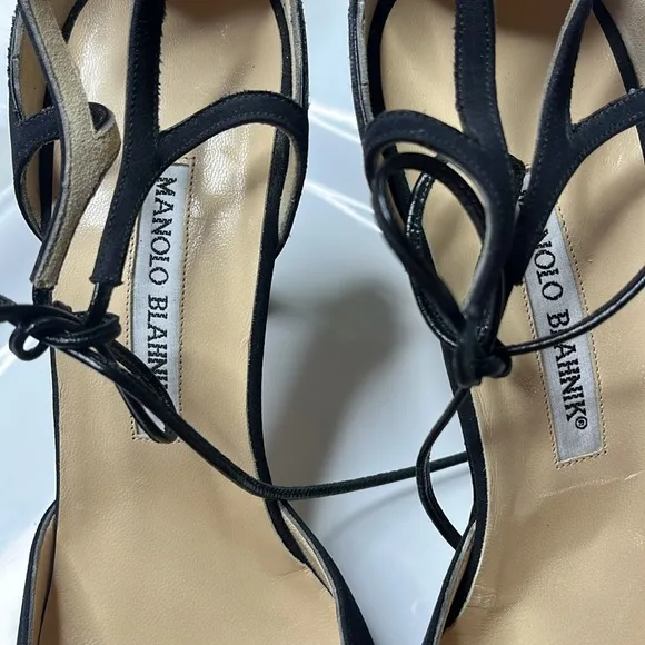 Manolo Blahnik Black Women's Heels