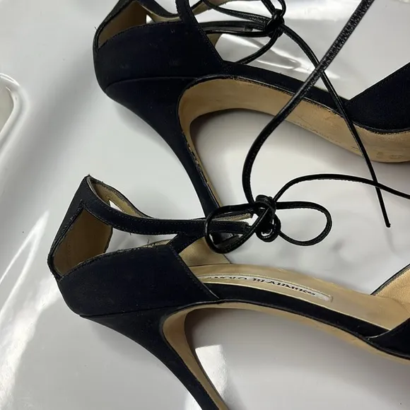 Manolo Blahnik Black Women's Heels
