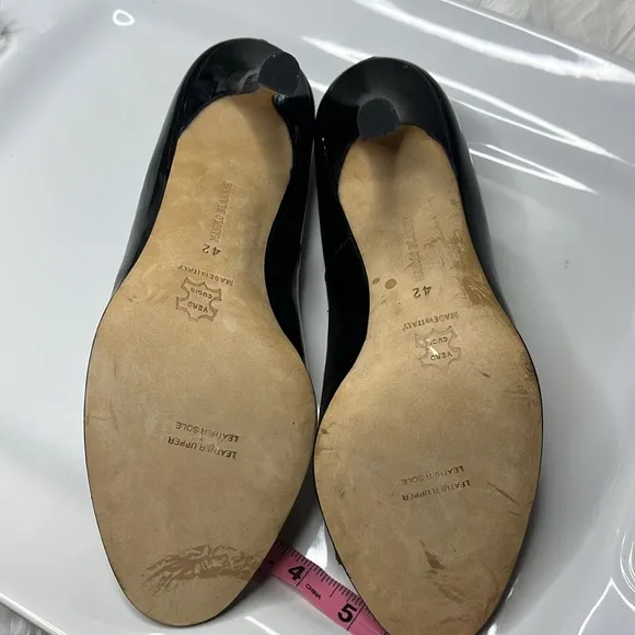 Manolo Blahnik VintageBlack Peep Toe MaryJane Heels