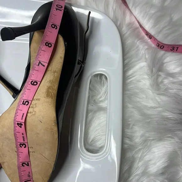 Manolo Blahnik VintageBlack Peep Toe MaryJane Heels