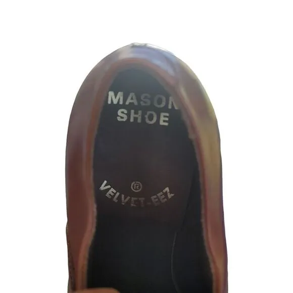 Mason Brown Leather Men's Vintage Size 7 Dress Shoes