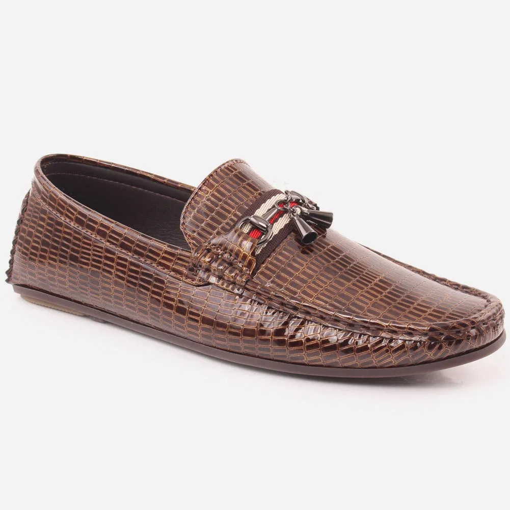 Men "PAULUS" Two Tone Casual Moccasins