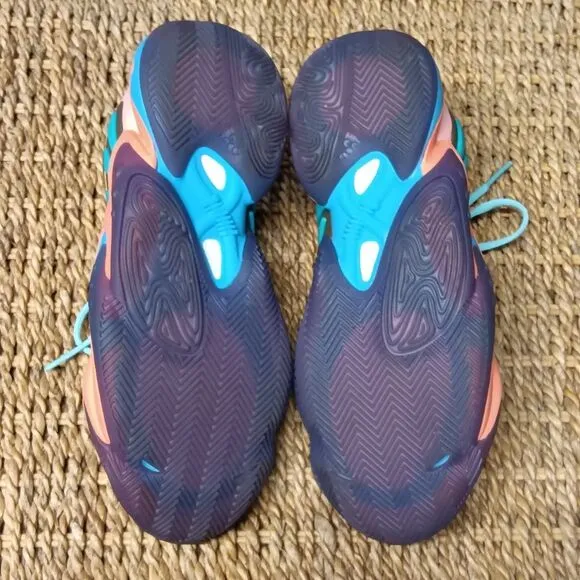 Mens Adidas Pharrell Williams Crazy byW 2.0 Yellow Tint Chalk Coral Trace Purple