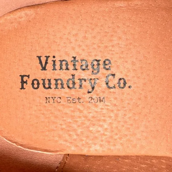 Men's Blue Loafers Vintage Foundry Company Edmond Loafer Leather Upper Navy 9.5
