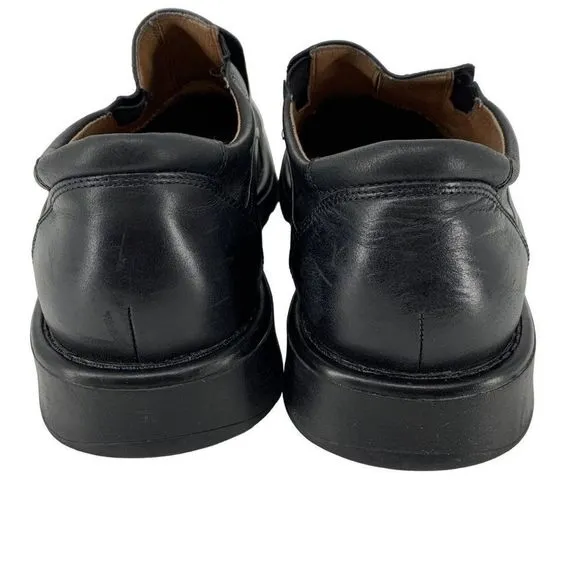 Mens Cambridge Classics Black Loafers 12 Bobby Leather 3862