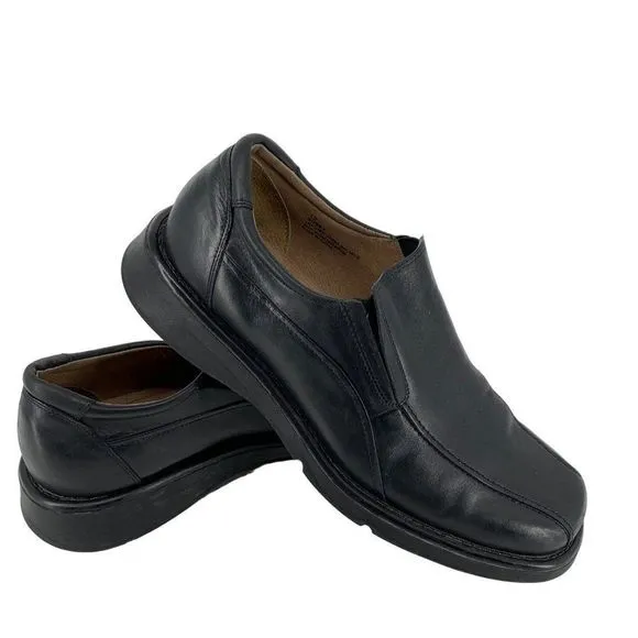 Mens Cambridge Classics Black Loafers 12 Bobby Leather 3862