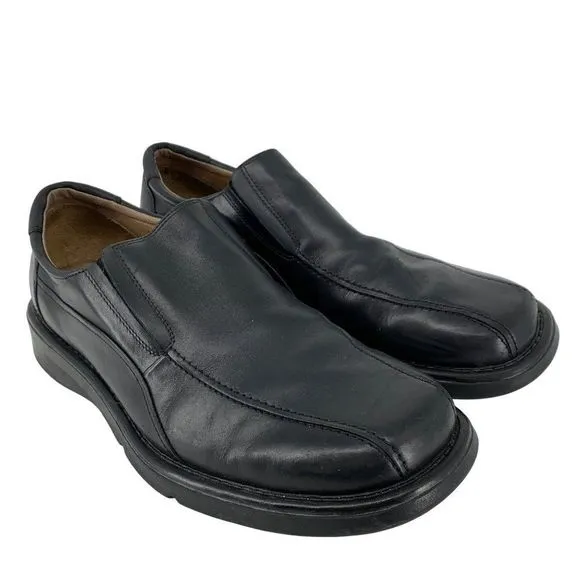 Mens Cambridge Classics Black Loafers 12 Bobby Leather 3862