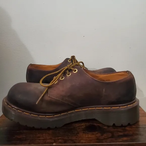 Mens Dr.Martens 1461 Made In England Commander Oxford Shoes Size 8