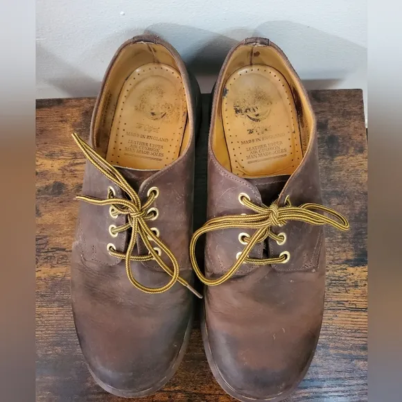 Mens Dr.Martens 1461 Made In England Commander Oxford Shoes Size 8