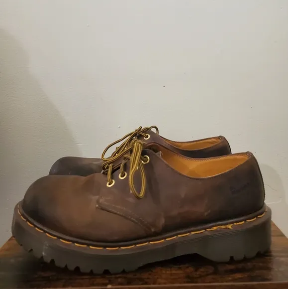 Mens Dr.Martens 1461 Made In England Commander Oxford Shoes Size 8