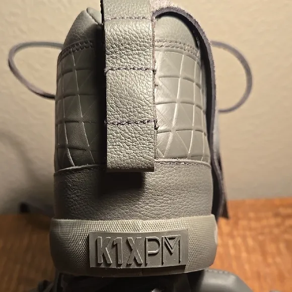 Men's Grey Patrick Mohr High-Top Sneakers