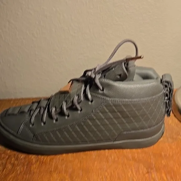 Men's Grey Patrick Mohr High-Top Sneakers