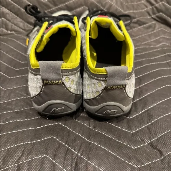 Men’s New Balance Vibram Minimus grey and yellow shoes. NEW, never worn!