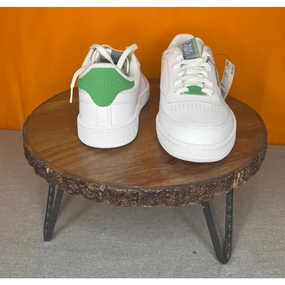 Men's Reebok Club C Revenge Vintage Sneaker White/Green Size 10 EU 43