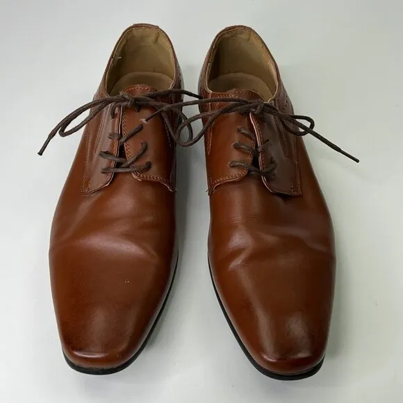 Men's Steve Madden Javin Tan Leather Oxford Shoes