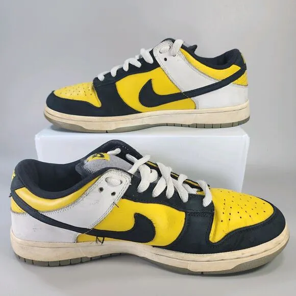 Men's Vintage 2006 Nike Dunk Low Pro Bic SB Sz 10 011971 Leather Sneakers