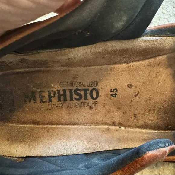 Mephisto SHARK Sandals Adjustable Straps Cork Footbed
