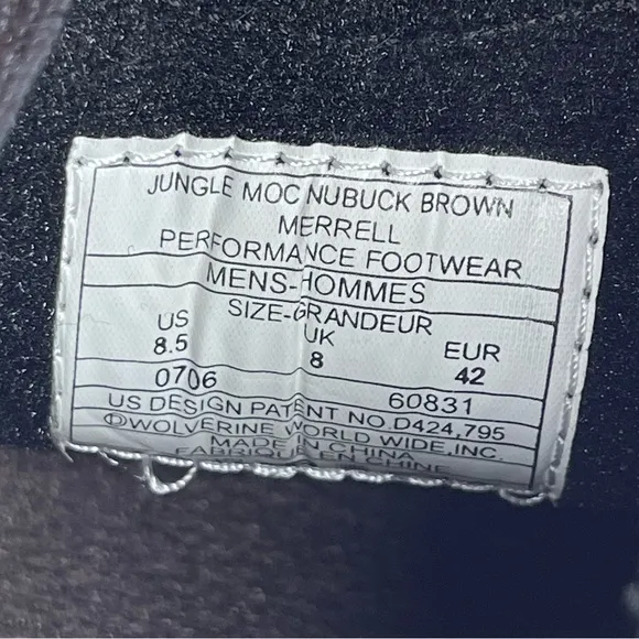 Merrell Jungle Moc slip on shoes
