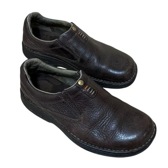 Merrell World Legend Shoes 8.5 Men Brown Leather Water Resistant Casual Workwear