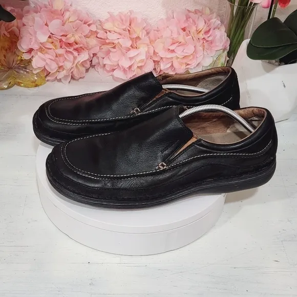 Merrell Zen Black Mens Leather Slip On Shoes Sz. 13