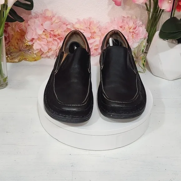 Merrell Zen Black Mens Leather Slip On Shoes Sz. 13