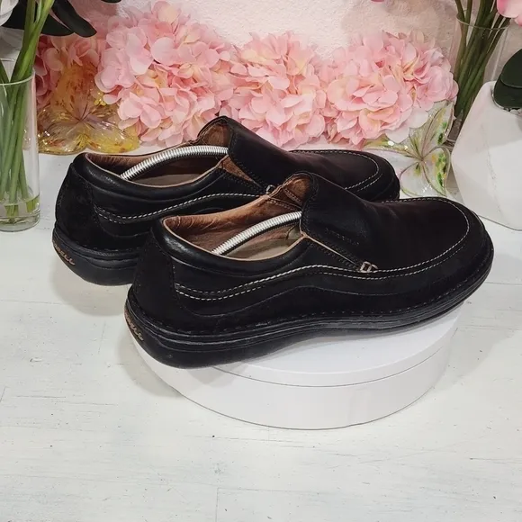 Merrell Zen Black Mens Leather Slip On Shoes Sz. 13