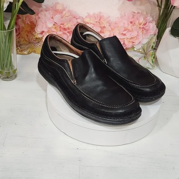 Merrell Zen Black Mens Leather Slip On Shoes Sz. 13