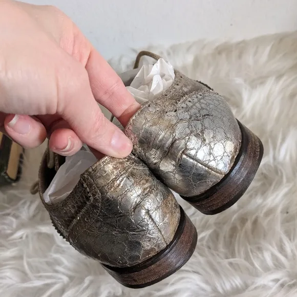 Metallic Italian Snakeskin Leather Loafers - Barneys New York
