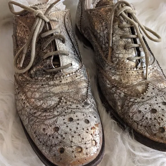 Metallic Italian Snakeskin Leather Loafers - Barneys New York