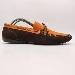 Mezlan Palermo Loafers Dress Shoes Men's US 11 M Suede Brown Slip On Spain 27989