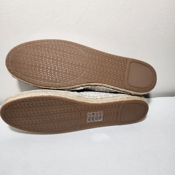 Michael Kors Kendrick Logo Printed Slip-On Espadrilles Women's Size 9M Shoes