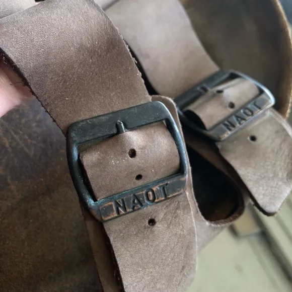 NAOT Brown Leather Sandals