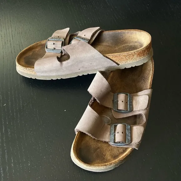 NAOT Brown Leather Sandals