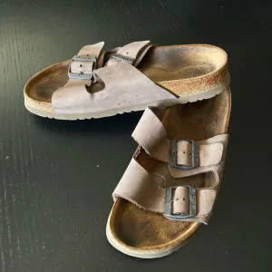 NAOT Brown Leather Sandals