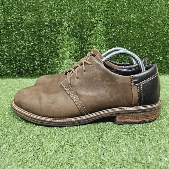 Naot Chief Walnut Brown Leather Oxford Casual Shoes Mens Size EU 41 US 8‎