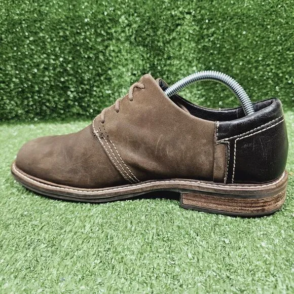Naot Chief Walnut Brown Leather Oxford Casual Shoes Mens Size EU 41 US 8‎