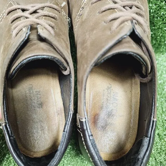 Naot Chief Walnut Brown Leather Oxford Casual Shoes Mens Size EU 41 US 8‎