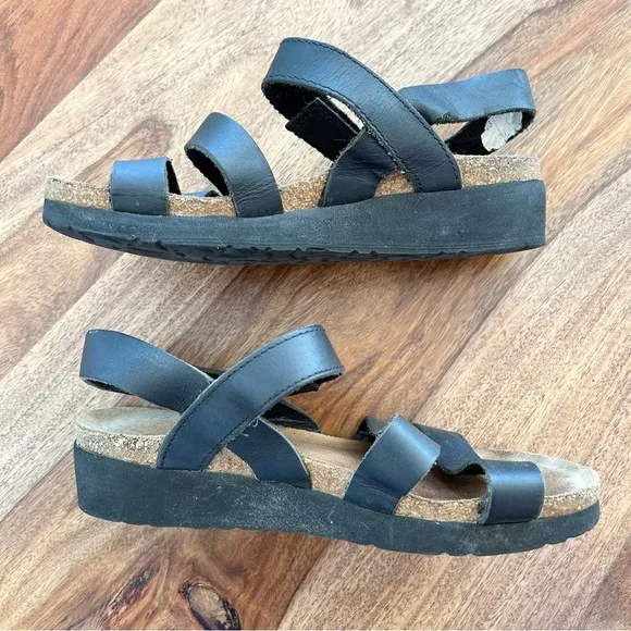 NAOT Kayla sandals leather with cork footbed