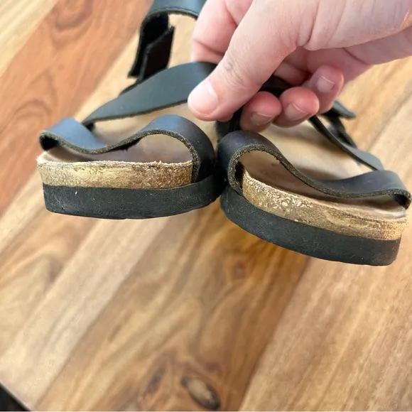 NAOT Kayla sandals leather with cork footbed
