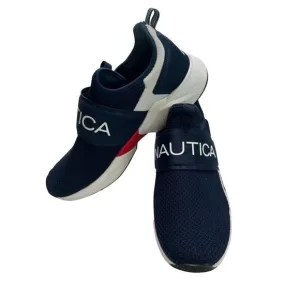 Nautica navy blue slip on tennis shoes, men’s 10
