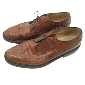 Nettleton Vintage Oak Brown Wingtip Oxford Men's Dress Shoes Size 10 Office Work