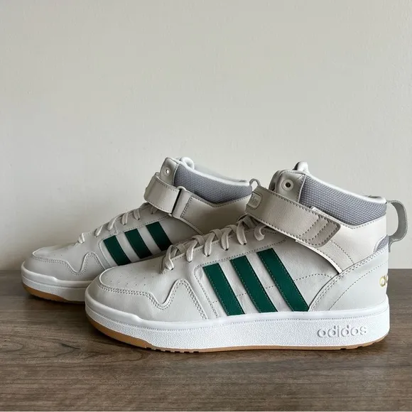 NEW Adidas Postmove Mid Leather High Top Men’s Size 11 Grey Green Colorway #940