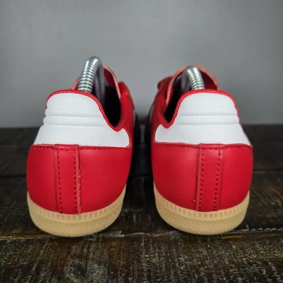 NEW adidas Samba OG Womens Size 5.5 Lifestyle Shoe Wonder Red White Brown IE6524