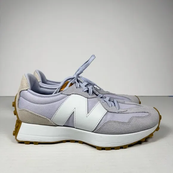 New Balance 327 Violet Haze Gum Running Athletic Shoes Sneakers Purple W 11